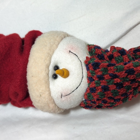 Festive Red Snowman Plush - Picture 4 of 6